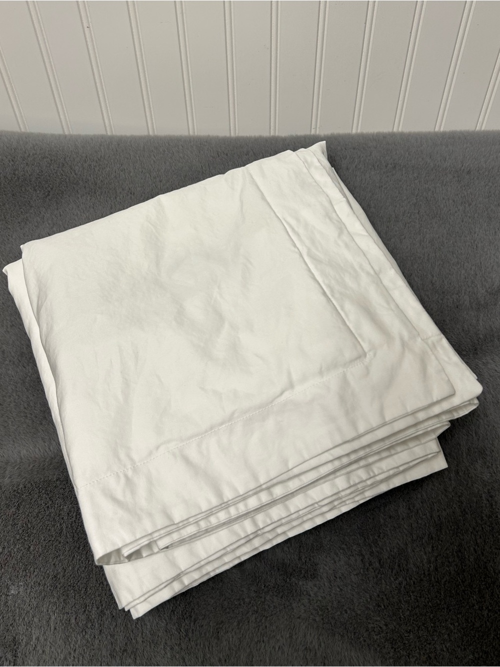 Pottery Barn 1000 thread count sateen duvet cover queen